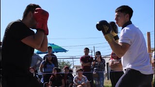 Bakersfield Boxing 14 Elmer vs El Lobo Exhibition [upl. by Ahseiyn]