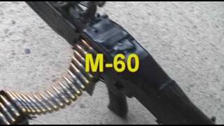 Firing a M60 machine gun fully automatic [upl. by Verine]