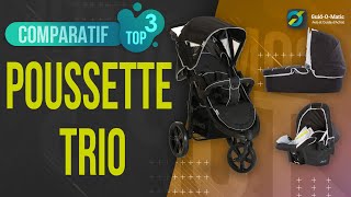 ⭐️ MEILLEURE POUSSETTE TRIO 2022  Comparatif amp Guide dachat [upl. by Ymerrej]