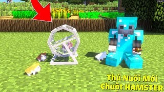 NẾU SLENDERMAN CÓ CHUỘT HAMSTER LÀ THÚ NUÔI SIÊU DỄ THƯƠNG TRONG MCPE  Thử Thách SlenderMan [upl. by Hendren]