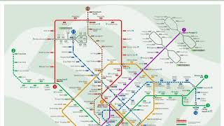 MRT MAP SINGAPORE GUIDE LINES [upl. by Desiree215]