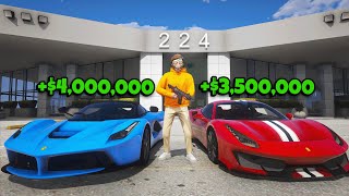 I Robbed 75 Car Dealerships in GTA 5 RP [upl. by Nyrraf]