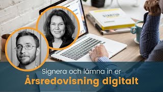 Lämna in din årsredovisning digitalt – så här gör du [upl. by Enyawal]