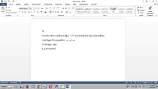 How to use subscript and superscript in equation of MS Word [upl. by Zetnwahs755]