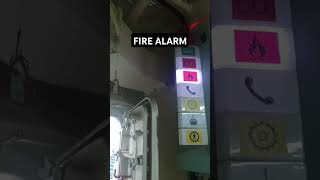 What is the sounds of fire alarm onboardship at engine side [upl. by Isahella]