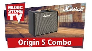 Marshall Origin 5C Combo Guitar Amp Demo english [upl. by Ophelie]