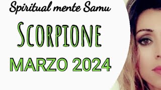 SCORPIONE♏ Marzo 2024 previsione🔮Tarocchi🔮 [upl. by Ahsitruc]