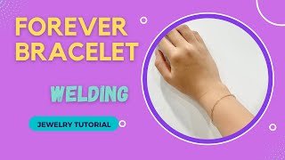 2 How To Weld A Permanent Bracelet  Free Permanent Jewelry Training [upl. by Paucker233]