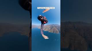 Paragliding above Tehri Dam Uttarakhand Bharat Viral reels [upl. by Valencia]