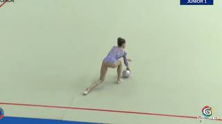 Alice TAGLIETTI Ball  Campionato Nazionale Junior Italia 2020 [upl. by Yleak247]