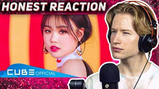 HONEST REACTION to GIDLE  Senorita Official Music Video [upl. by Ellinej]