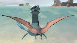 Pterodactyl Vs All Boss  Ultimate Dinosaur Simulator By Gluten Free Games [upl. by Kcirrek]