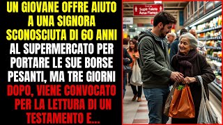 GIOVANE GENTILE AIUTA UNA SIGNORA AL SUPERMERCATO E 3 GIORNI DOPO RICEVE UN INVITO SORPRENDENTE [upl. by Pearlman]