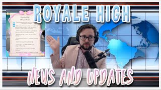 ROYALE HIGH NEWS amp UPDATES with a RH Developer  Royale High Tea Spill [upl. by Asirram]