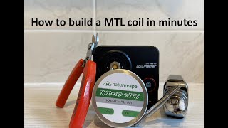 How to build your own MTL coil in minutes amp save you money in the long run [upl. by Lladnar]