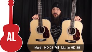 Martin HD28 vs HD35  Which Acoustic is Better [upl. by Alfonso]