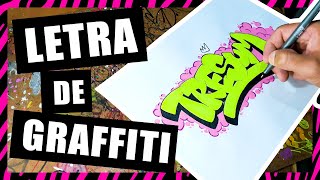 🟢 Como Fazer Letra de GRAFFITI  Simples e Fácil [upl. by Olcott]