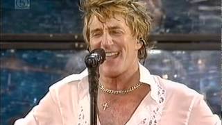 Rod Stewart  I dont wanna talk about it Live Safeway [upl. by Asyal]