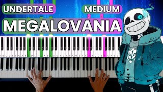 Undertale  Megalovania  Piano Tutorial [upl. by Imit]