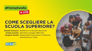 Iscrizioni e Orientamento scolasticocome scegliere la scuola superioreTemaSvolto con gli esperti [upl. by Alledi]