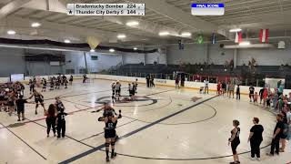 Bradentucky Bombers vs Thunder City Derby Sirens [upl. by Ahsimik]