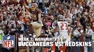 Buccaneers vs Redskins  Week 7 Highlights  NFL [upl. by Mendes]