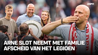 ARNE SLOT NEEMT AFSCHEID VAN FEYENOORD ❤️ [upl. by Akeihsat30]