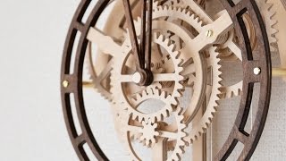 Wooden Pendulum Clock ～ 木の歯車で作る振り子時計【木時計工房】 [upl. by Garrott]