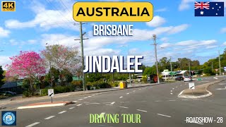 Exploring Brisbane  Queensland Australia Residential Areas of Jindalee  4K UHD Wonderful World [upl. by Olodort]