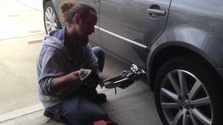 Tips on changing a tire and using a VW jack [upl. by Elletse738]