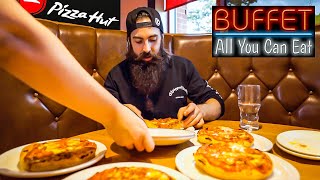 THE PIZZA HUT UNLIMITED BUFFET TAKE DOWN  BeardMeatsFood [upl. by Anaya]