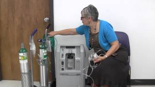 Oxygen Concentrator Demonstration [upl. by Suilenrac924]