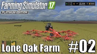 Farming Simulator 17  Lone Oak farm  Timelapse  2  Hay Bales And Much More [upl. by Milli614]