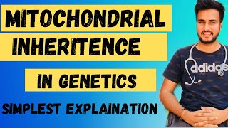 Mitochondrial inheritanceMaternal inheritance in Hindi Non Mendelian mode of inheritance [upl. by Eivi]