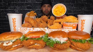 ASMR POPEYES MUKBANG [upl. by Ramsey]