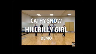 Hillbilly Girl line dance DEMO [upl. by Kai15]