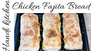 How to make Chicken Fajita Bread  Chicken Fajita Bread recipe  Handi kitchen 🍯 [upl. by Erlene]