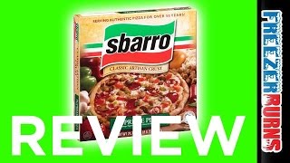 Sbarro Frozen Supreme Pizza Video Review Freezerburns Ep682 [upl. by Neerol]