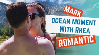 Mark Wahlbergs Romantic Barbados Getaway Shirtless Ocean Kiss with Wife Rhea Durham [upl. by Finley]