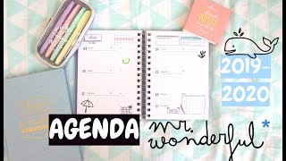 Agenda MR WONDERFUL 20192020  Code PROMO [upl. by Ettigdirb413]