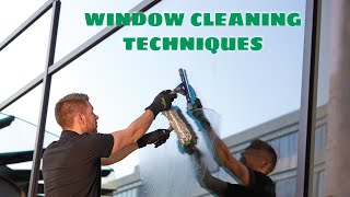 Traditional Window Cleaning Techniques – Tutorial Video 2  UNGER [upl. by Ailam616]