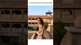 Samanthas Diwali Celebration youtubeshorts samantha trending bollywood tollywood diwali [upl. by Anilemrac995]