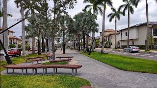 4K City Of Doral Downtown Walking Green Space Spring City Walking  May 2024 [upl. by Aysahc]