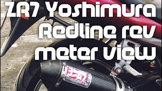 Kawasaki zr7 yoshimura redline rev [upl. by Orin]