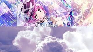 First Love Again  Rina Tennoji FULL KANROMENG LYRICS [upl. by Atteras]