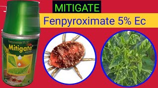 Mitigate Acaricide  Fenpyroximate 5 Ec Mite Thrips Full Details [upl. by Esinart773]