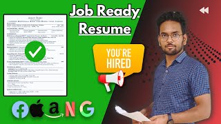 How to make ATS Friendly Resume  Overleaf LaTex  Free  Standard Template for Resume  by Aman [upl. by Ynamrej392]