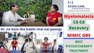 Myelomalacia C5 C6 Recovery  Mimic GBS  Patient Recovery Stories  Best Physiotherapy in Lucknow [upl. by Jonina]