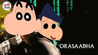 orasaadha  full song shinchan versiontamilstatus [upl. by Avik686]