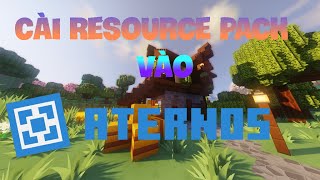 CÁCH CÀI RESOURCE PACK VÀO SERVER ATERNOS [upl. by Liane]